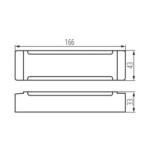 Maitinimo šaltinis LED juostoms TRETO IP67 48V 100W, balta, plastikas