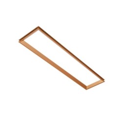 SKY montavimo rėmas LED panelei ADTR SKY-V 30120 G-BR, 120x30 cm, auksinis-rudas