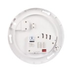 Lubinio montavimo LED plafonas VARSO CCT, 22W/30W, su judesio davikliu, IP54, apvalus, baltas