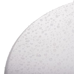Lubinio montavimo LED plafonas VARSO CCT, 22W/30W, su judesio davikliu, IP54, apvalus, baltas