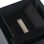 Saulės energija įkraunamas sieninis LED lauko šviestuvas REKA SOLAR15 6W-L-GR, su judesio jutikliu, IP65, grafito spalvos