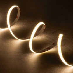 5m LED juosta LCOB 2LINES, 28W/m, 24V DC, IP00, 3000K (šilta balta)