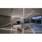 5m LED juosta LCOB 2LINES, 28W/m, 24V DC, IP00, 3000K (šilta balta)