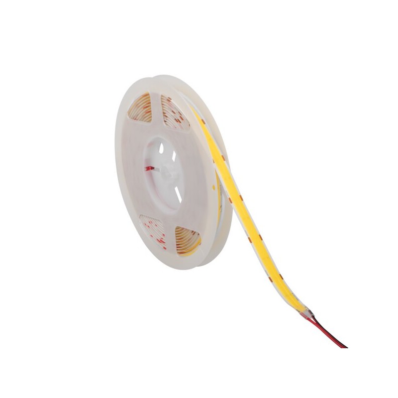 5m LED juosta LCOB 2LINES IP65, 28W/m, 24V, 3000K (Šiltai balta)