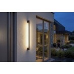 Lauko sieninis LED šviestuvas YALTE D 09 927mm 8.5W CCT-B, IP54, juodas
