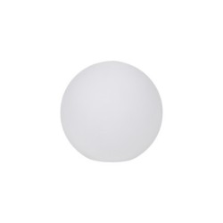 Dekoratyvinis lauko šviestuvas - burbulas STONO 20 MLK, E27, IP65, 20cm balta