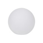 Dekoratyvinis lauko šviestuvas - burbulas STONO 40 MLK, E27, IP65 (Ø40cm, baltas)