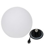 Dekoratyvinis lauko šviestuvas - burbulas 50 MLK, E27, IP65, 50cm
