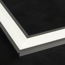 Įleidžiamas LED šviestuvas-rėmelis AVAR W U 6060 32W-CCT, 595x595mm