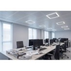 Įleidžiamas LED šviestuvas-rėmelis AVAR W U 6060 32W-CCT, 595x595mm