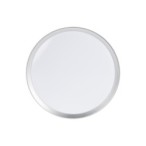 Lubinis LED šviestuvas LIXAN CCTDIM W/SR, 47W, 4100lm, CCT (3000K-6500K), reguliuojamas intensyvumas, baltas/sidabrinis