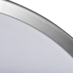 Lubinis LED šviestuvas LIXAN CCTDIM W/SR, 47W, 4100lm, CCT (3000K-6500K), reguliuojamas intensyvumas, baltas/sidabrinis