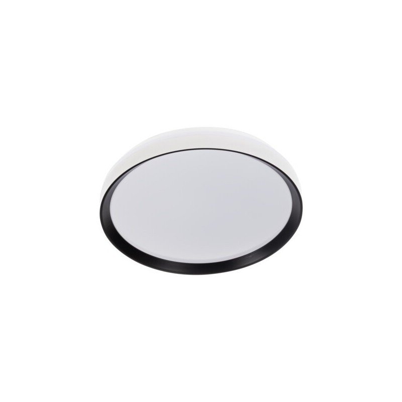 Lubinis LED šviestuvas LIXAN CCTDIM W/B, 47W, 3900lm, CCT (3000K-6500K), balta/juoda, apvalus, valdomas pulteliu