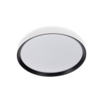 Lubinis LED šviestuvas LIXAN CCTDIM W/B, 47W, 3900lm, CCT (3000K-6500K), balta/juoda, apvalus, valdomas pulteliu