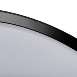 Lubinis LED šviestuvas LIXAN CCTDIM W/B, 47W, 3900lm, CCT (3000K-6500K), balta/juoda, apvalus, valdomas pulteliu