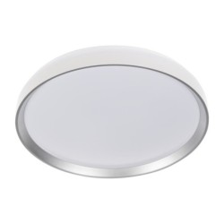 Lubinis LED šviestuvas LIXAN XL CCTDIM W/SR (65W, 6700lm, 3000-6500K, CCT, reguliuojamas pulteliu, balta/sidabrinė)
