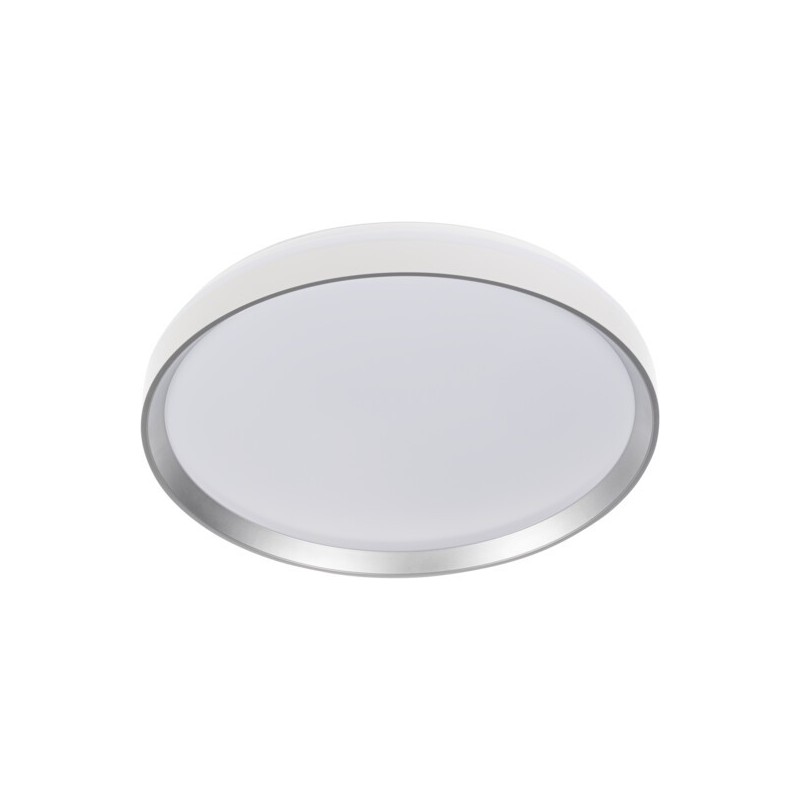 Lubinis LED šviestuvas LIXAN XL CCTDIM W/SR (65W, 6700lm, 3000-6500K, CCT, reguliuojamas pulteliu, balta/sidabrinė)