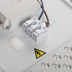 Lubinis LED šviestuvas LIXAN XL CCTDIM W/SR (65W, 6700lm, 3000-6500K, CCT, reguliuojamas pulteliu, balta/sidabrinė)
