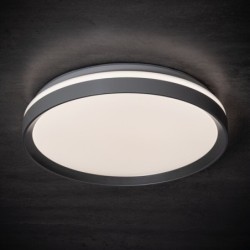 Lubinis LED šviestuvas LIXAN XL CCTDIM W/B 65W 6500lm, su pulteliu, baltas/juodas