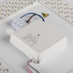 Lubinis LED šviestuvas LIXAN XL CCTDIM W/B 65W 6500lm, su pulteliu, baltas/juodas