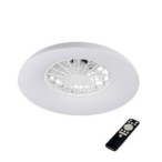 Lubinis LED šviestuvas su ventiliatoriumi PLAVE PAN48 CCT+RGB W, 24W, balta