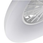Lubinis LED šviestuvas su ventiliatoriumi PLAVE PAN48 CCT+RGB W, 24W, balta