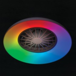 Lubinis LED šviestuvas su ventiliatoriumi PLAVE PAN48 CCT+RGB W, 24W, balta