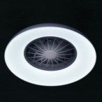 Lubinis LED šviestuvas su ventiliatoriumi PLAVE PAN48 CCT+RGB W, 24W, balta