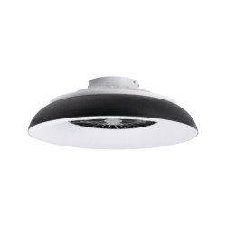 Lubinis LED šviestuvas su ventiliatoriumi PLAVE PAN60 CCT+RGB B, 48W, juodas
