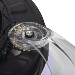 Lubinis LED šviestuvas su ventiliatoriumi PLAVE INB49 CCT W/SR (36W, CCT, balta/sidabrinė)