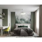 Lubinis LED šviestuvas su ventiliatoriumi PLAVE INB49 CCT W/SR (36W, CCT, balta/sidabrinė)