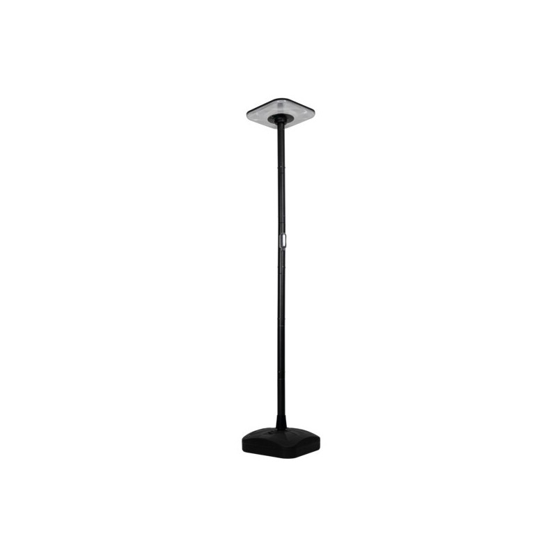 Pastatomas saulės energija įkraunamas LED šviestuvas PARENO SLR, 25W, CCT, IP54, juodas