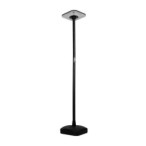 Pastatomas saulės energija įkraunamas LED šviestuvas PARENO SLR, 25W, CCT, IP54, juodas