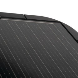 Pastatomas saulės energija įkraunamas LED šviestuvas PARENO SLR, 25W, CCT, IP54, juodas