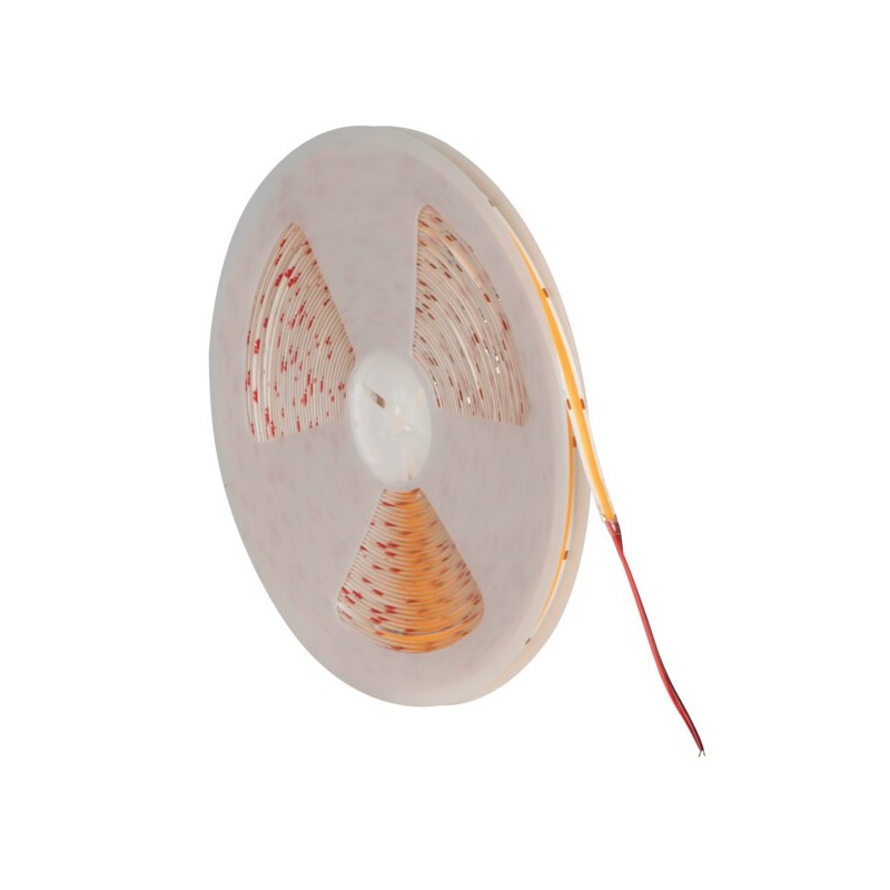 20m LED juosta LCOB LONG 20m, 7.5W/m, 24V DC, IP00, COB 3000K (Šilta balta)