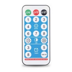 Lauko saulės įsmeigiami RGB šviestuvai (4 vnt.) IP44 su prieblandos jutikliu