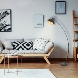 Toršeras Otto E27 1x MAX 60W (Matinė Juoda)