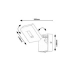 Sieninis šviestuvas Blas LED 5W 4000K Neutrali balta (Chromo)