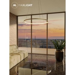 Pakabinamas šviestuvas Queen 50cm Integruotas LED Šlifuoto aukso