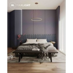 Pakabinamas šviestuvas Queen 50cm Integruotas LED Šlifuoto aukso