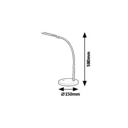 Stalinis šviestuvas Timothy LED 7.5W 4000K Neutrali balta (Raudona)
