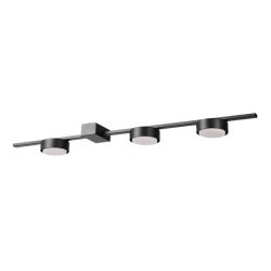 Lubinis šviestuvas LED GX53 Zola x3 60cm JUODA