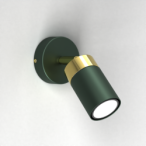 Sieninis šviestuvas JOKER GREEN/GOLD 1xGU10
