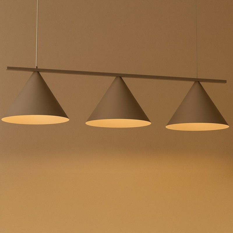 Pakabinamas šviestuvas CAPITAL TAUPE 3xGX53