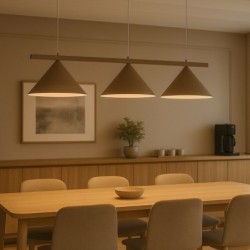 Pakabinamas šviestuvas CAPITAL TAUPE 3xGX53