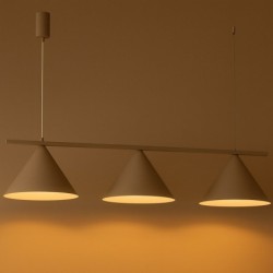 Pakabinamas šviestuvas CAPITAL TAUPE 3xGX53