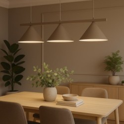 Pakabinamas šviestuvas CAPITAL TAUPE 3xGX53