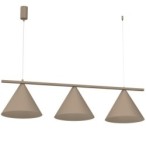 Pakabinamas šviestuvas CAPITAL TAUPE 3xGX53
