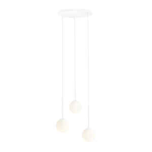 Pakabinamas šviestuvas BOSSO 3 RING Baltas  E14 3 x max 10W LED