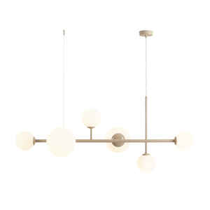 Pakabinamas šviestuvas DIONE 6 BEIGE E14 / E27 4 x max 10W LED / 2 x max 15W LED